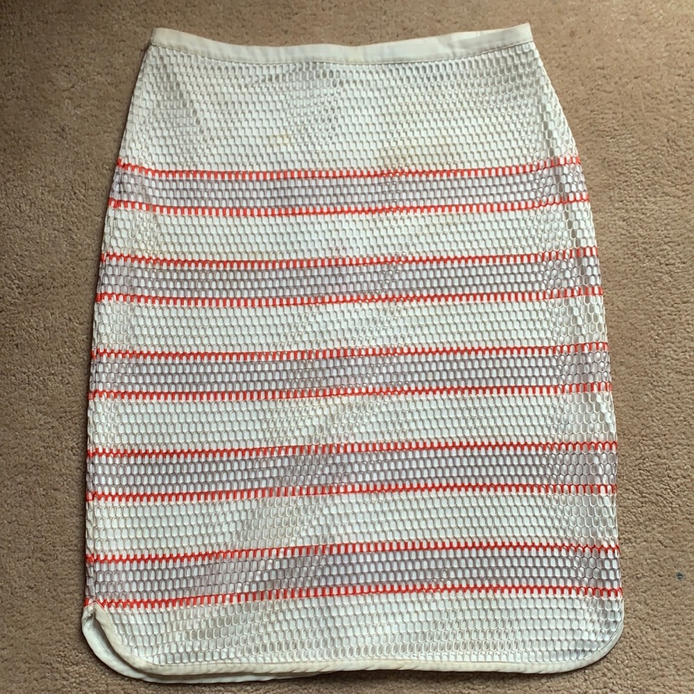 Striped Pencil Skirt